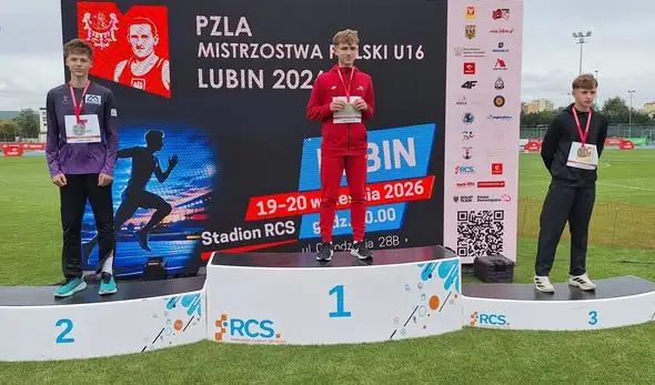 Lidzbarscy lekkoatleci z sukcesami na Mistrzostwach Polski U16 w Lubinie