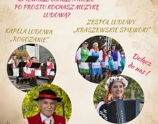 Gminne Centrum Kultury w Pilniku ogłasza nabór do zespołów ludowych