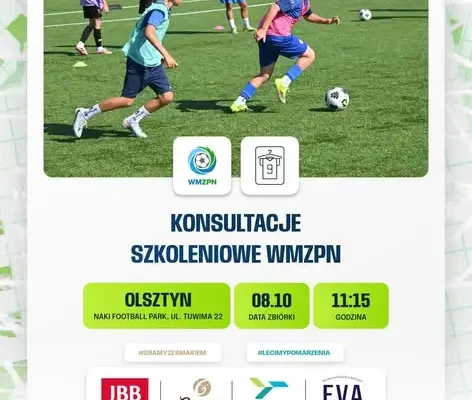 Konsultacja szkoleniowa Kadry WMZPN roczników 2014 i 2015 w Olsztynie