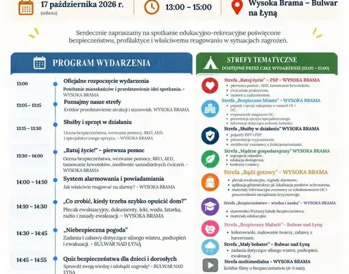 Lidzbark Warmiński: „Bezpieczni Razem” – wiedza, która ratuje życie