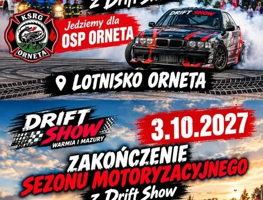 Orneta: Znamy daty charytatywnych wydarzeń motoryzacyjnych na 2027 rok