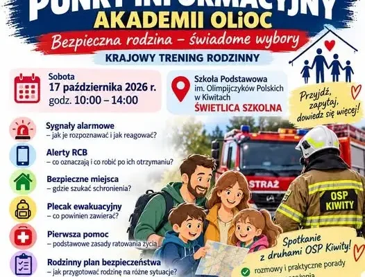 Krajowy trening rodzinny w Szkole Podstawowej im. Olimpijczyków Polskich – już dziś!