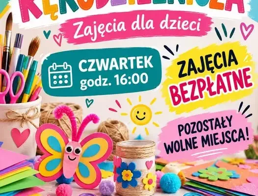 CKiBM Orneta zaprasza dzieci na bezpłatne zajęcia rękodzielnicze i wokalne