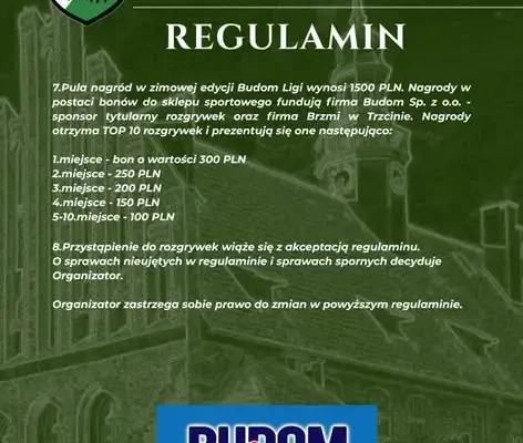 Budom Liga Tenisa Stołowego w Ornecie – zimowe rozgrywki z pulą nagród 1500 zł